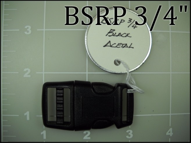 BSRP 34  (3/4 inch curved side release black acetal)