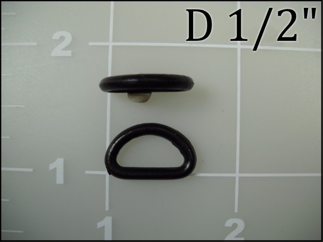 1/2 inch nylon dee ring