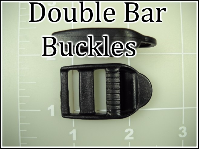 black plastic double bar ladder locks