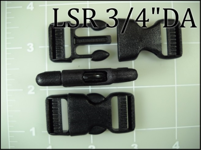 LSR 34DA (3/4 inch double adjusting acetal side release)
