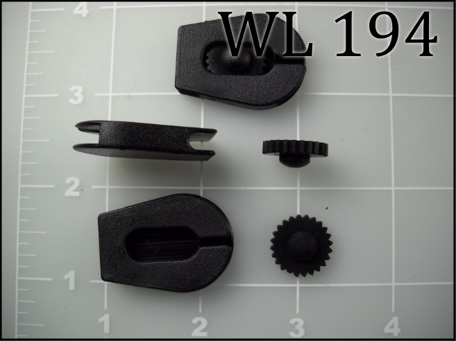1/8" cord wheel lock plastic black
