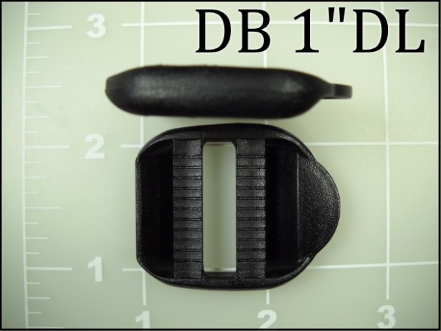 1" black plastic double bar double locking ladder lock acetal