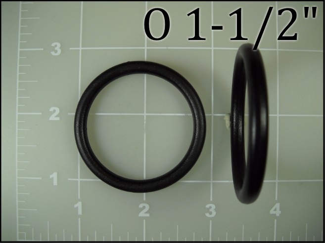 1-1/2 inch round ring o ring nylon plastic