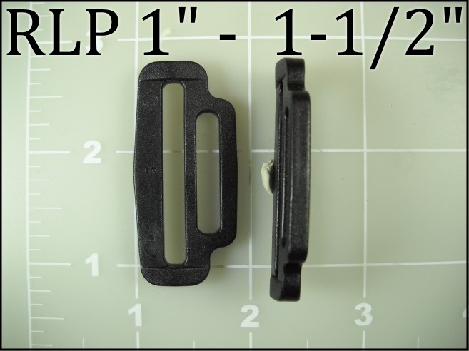 black acetal plastic reducing loop  1" - 1-1/2"