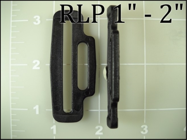 black acetal plastic reducing loop 1" - 2"