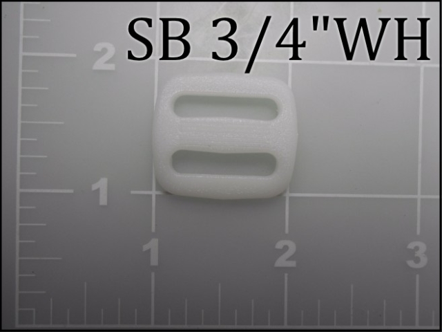 SB 34WH  (3/4 inch acetal slide)