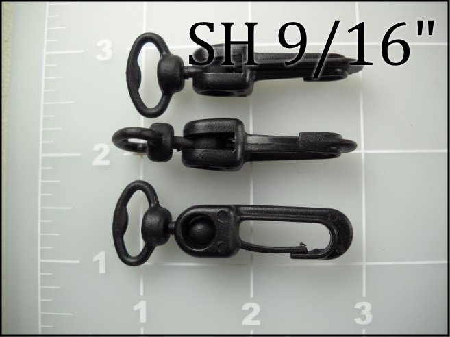 SH 916  (9/16 inch acetal lanyard hook) ACW PLASTIC