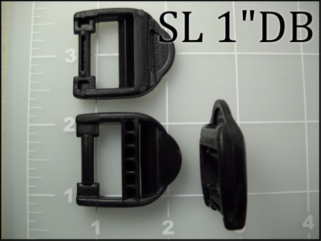 SL 1DB  (1 inch acetal double bar snap loop)
