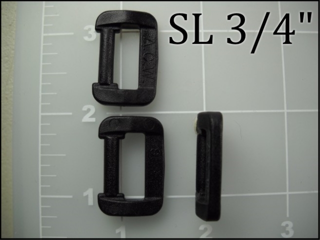 SL 34  (3/4 inch acetal snap loop) plastic acw