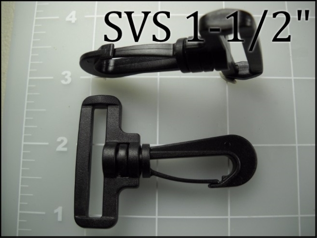 SVS 112  (1-1/2 inch acetal snap hook) PLASTIC ACW