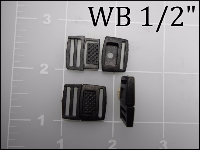 watch band buckle plastic acetal WB 1/2"