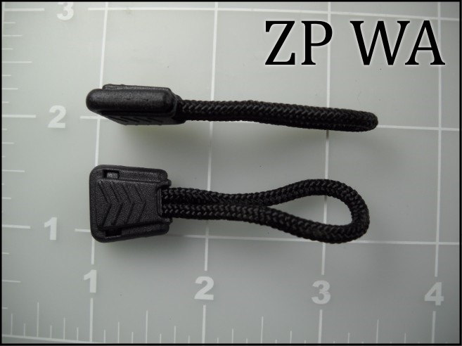 ZP WA  Zipper Pull with 4-1/2 inch cord assembled