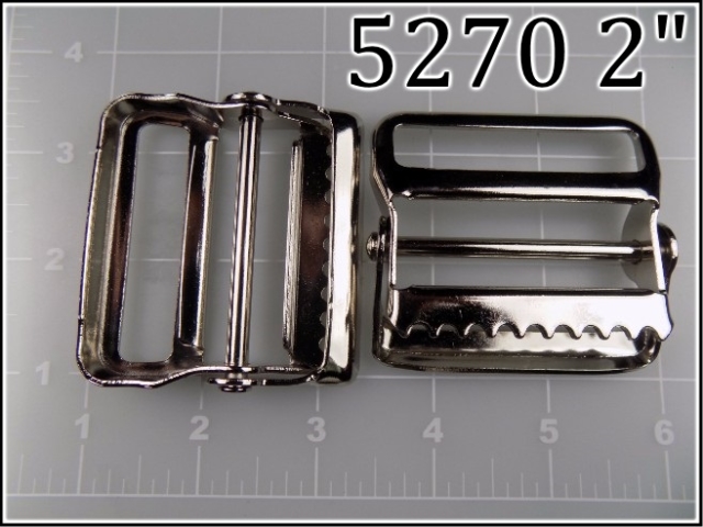 5270 2 - -  2 inch nickel plated steel buckle metal