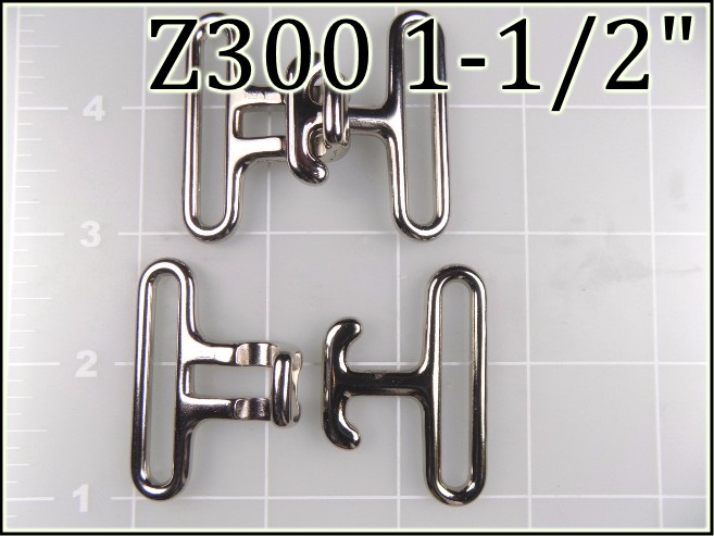 Z300 112  - - 1-1/2 inch zinc die-cast surcingle