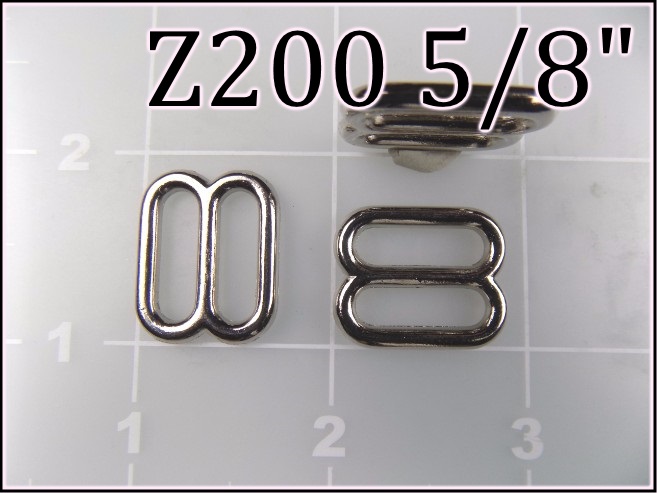 Z200 58  - - 5/8 inch zinc die cast metal slides