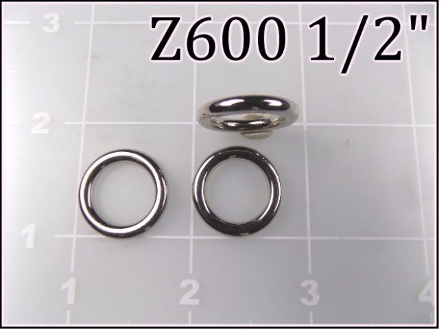 Z600 12 - -  1/2 inch zinc cast round ring