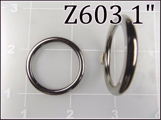 Z603 1 - -  1 inch cast zinc round ring