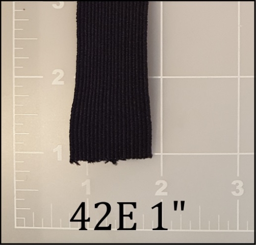 black elastic webbing 1" also awesome ACW  AC&W American Cord and Webbing 60882 42E