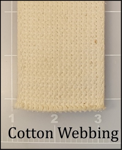 cotton webbing handle backpack bag natural