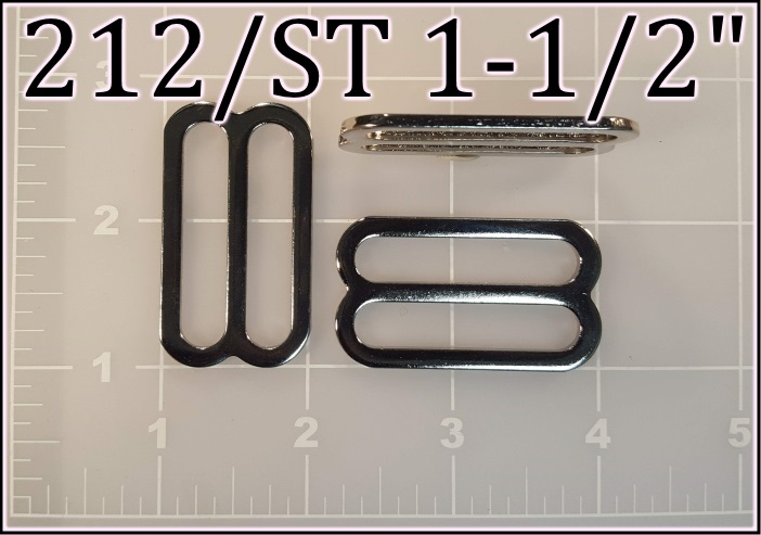 212ST 112 - - 1-1/2 inch nickel plated slide