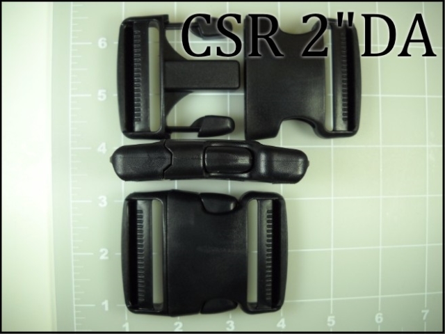 CSR 2DA (2 inch double adjusting acetal side release buckle)