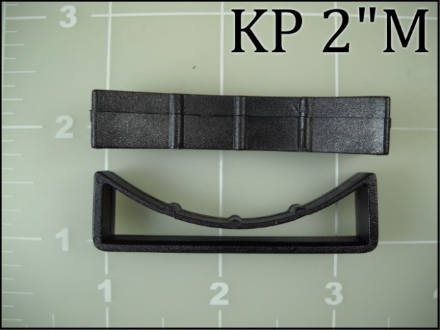 2 inch keeper black plastic keeper