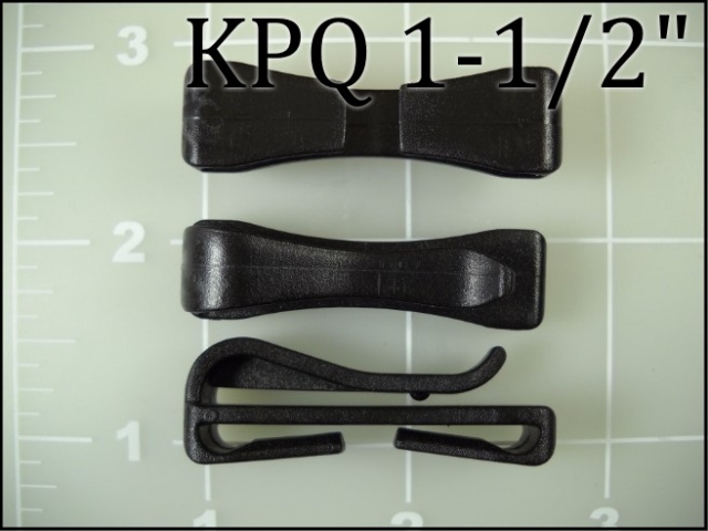 easy attach black slip webbing keeper black plastic acetal