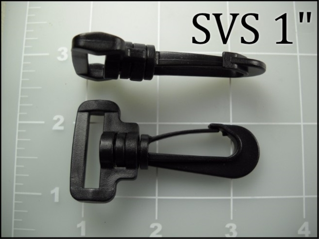 SVS 1  (1 inch acetal snap hook) ACW PLASTIC